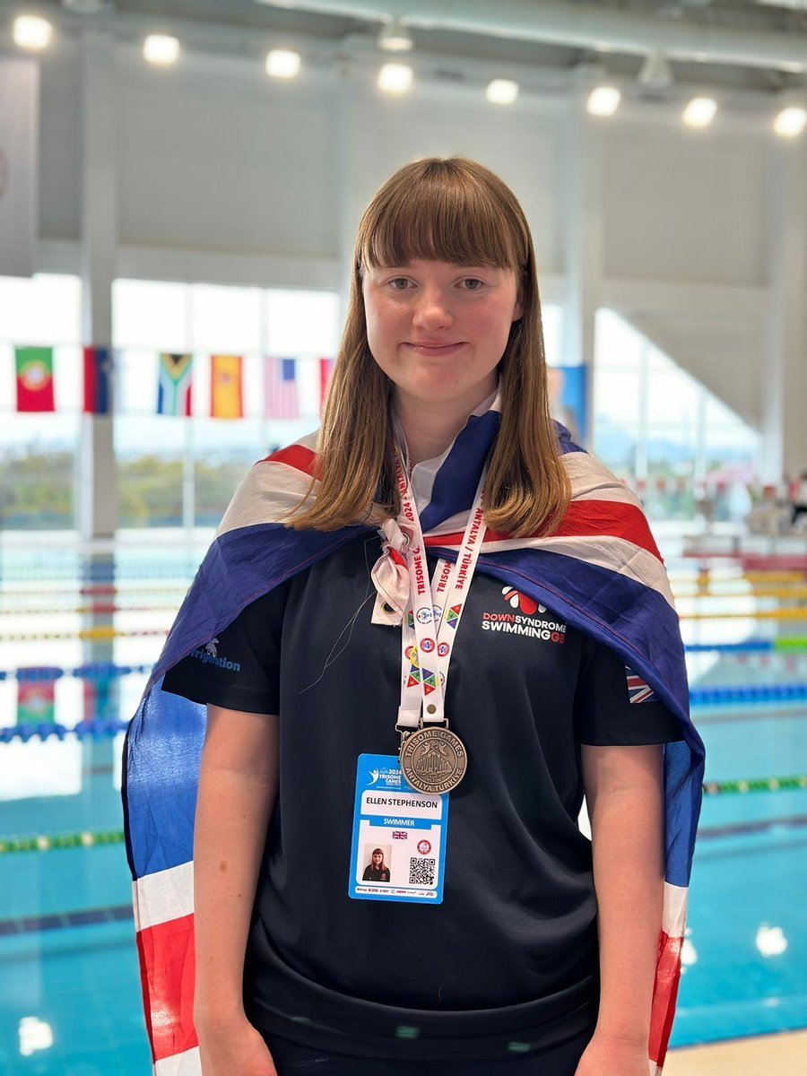 DSSGB1's tweet image. Another 💥WORLD RECORD💥for Ellen Stephenson, this time in the Mosaic 1500m freestyle

Always pushing the boundaries

Many congratulations Ellen you are truly amazing ⭐️

#worldchampion 
#alwaysimproving 
#worldclass
#downsyndromeswimming