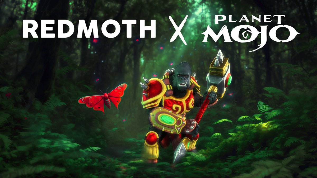 Big shoutout to the gamers and dreamers 🪐 RedMoth is proud to partner with @WeArePlanetMojo, pushing the boundaries of what's possible 💜 Get ready for a journey like no other 🔔