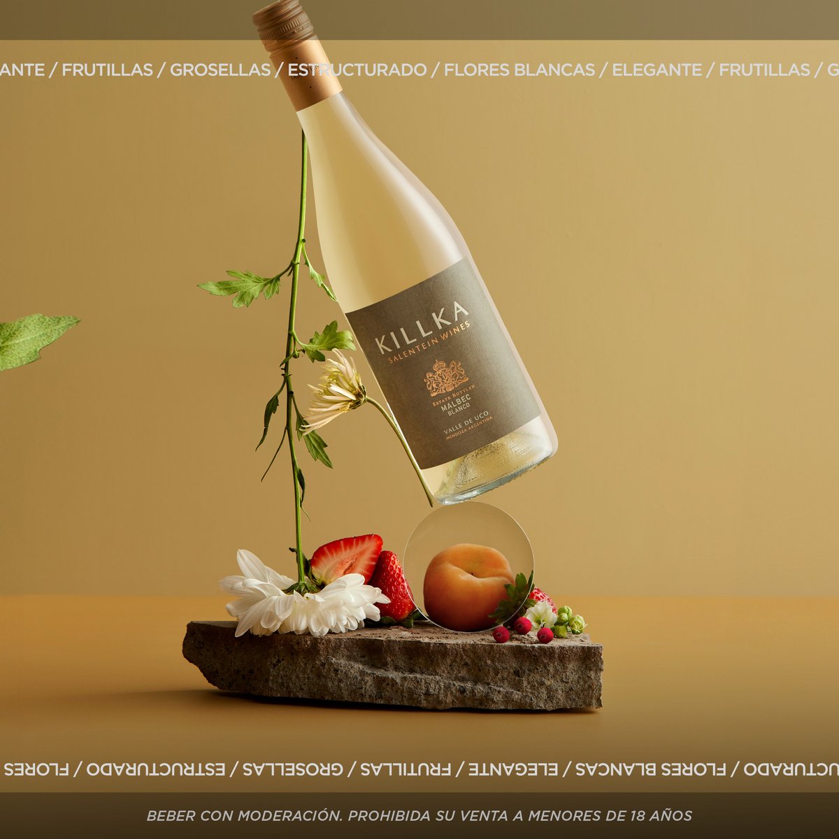 Killka Malbec Blanco te invita a descubrir una forma diferente de disfrutar el Malbec. En boca, se siente la acidez y frescura de un vino blanco, que se equilibra con la textura y estructura de un tinto como el Malbec. Killka, el arte de disfrutar. #killkawines #malbecblanco