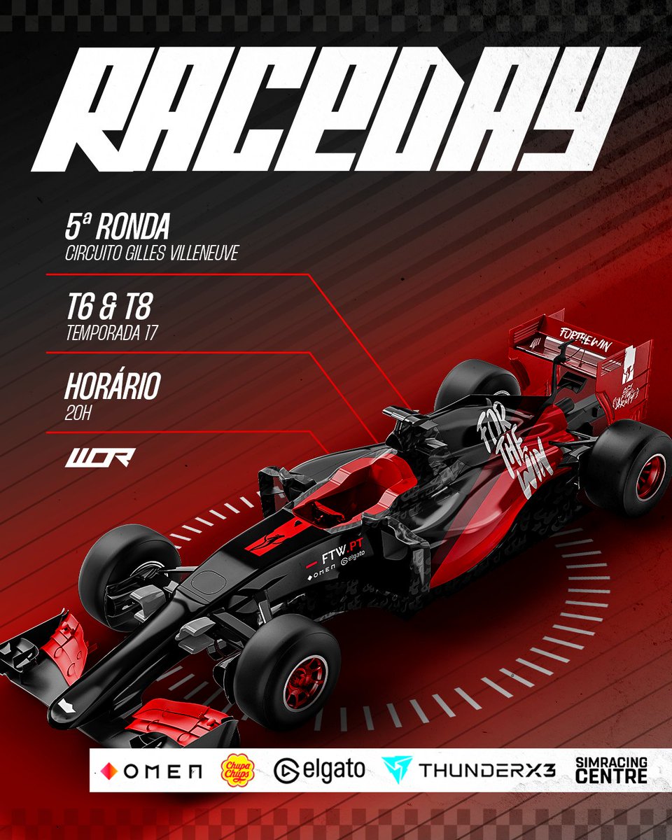 FTW | For The Win Esports (@ftwesports) on Twitter photo Viajamos até ao continente americano pela primeira vez na <a href="/WORleague/">World Online Racing</a>! 💪
Vamos disputar a 5ª ronda ao Canadá, no Circuito Gilles Villeneuve! 🔥
👉 ftw.army/f1povs
#ftwesports #ftwarmy #ftwpkmngo #OMENFTW #CHUPACHUPSFTW #THUNDERX3FTW Viajamos até ao continente americano pela primeira vez na <a href="/WORleague/">World Online Racing</a>! 💪
Vamos disputar a 5ª ronda ao Canadá, no Circuito Gilles Villeneuve! 🔥
👉 ftw.army/f1povs
#ftwesports #ftwarmy #ftwpkmngo #OMENFTW #CHUPACHUPSFTW #THUNDERX3FTW