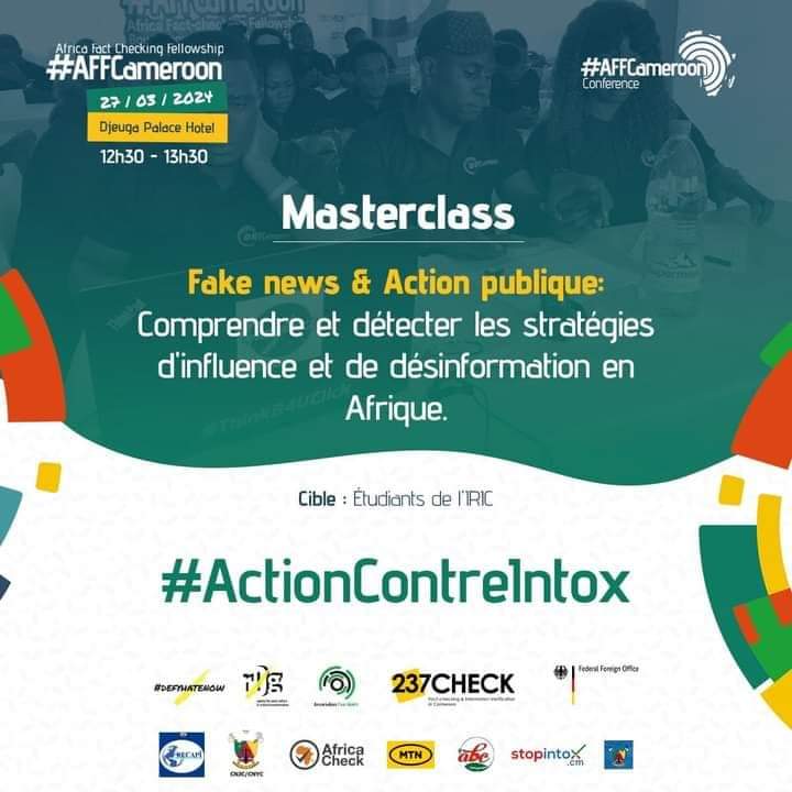 C'est bon, le rendez-vous est pris pour ces 27 et 28 Mars au DJEUGA PALACE HOTEL . Oui je serai là pour le #AllAFFConference2024 qui va accueillir au moins 500 participants. #AFFCameroon #UnCamerounSansHaine #defyhatenow #FactChecking #AFFCameroon #HateFreeCameroon