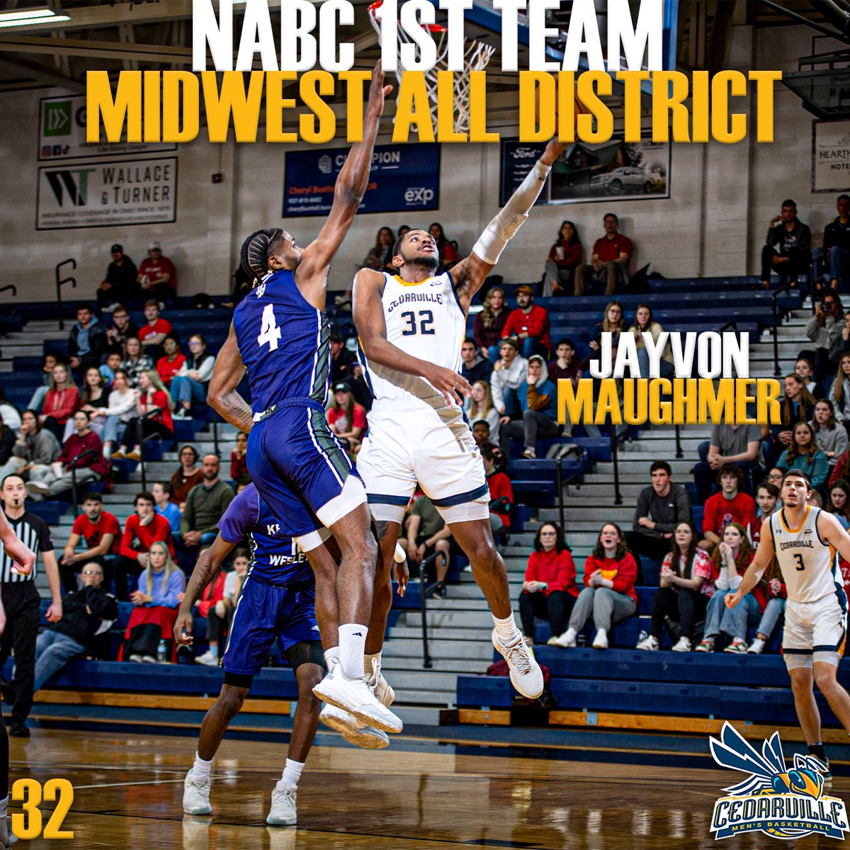 Congrats to our guy @j_maughmer on being named NABC Midwest 1st Team All- District! Well-Deserved!