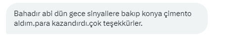 trend__avcisi's tweet photo. #FinTrade devam eden sinyallerden 🤖
#konya #cmbtn #tdgyo tavan gördü..
#kchol #ykbnk #halkb #garan #petkm %2 üstü marj verdi..
Böylelikle geçen hafta gelen 101 sinyalden 75 tanesi %2 ve üstü prim yapmış oldu🧿
Devam eden sinyallerden Konya Çimento alıp kazanan olmuş. Bereketli olsun, aramızda görmekten mutluluk duyarız🥶
