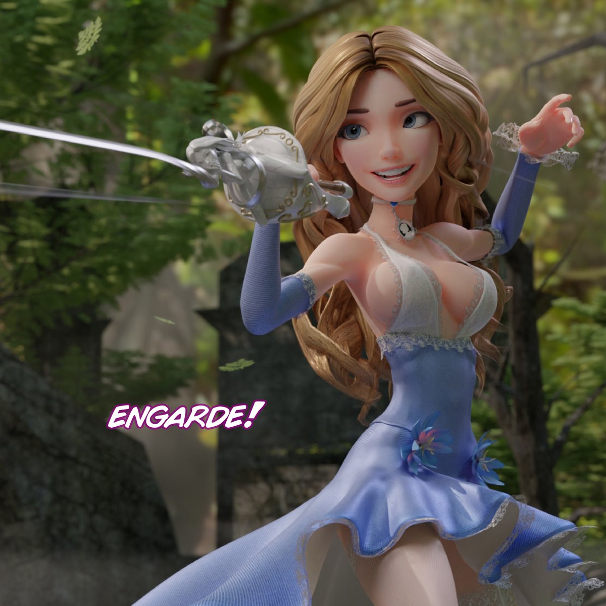 **can't describe** how much faster a POSE LIBRARY makes animating!!!

This is one of Eponine's poses. Newer TomCAT characters have up to 130 poses for the body, face, and hands.

#3dart #3dcharcterdesign #animegirl #3dmodeling #3danimation #3dartist #charactermodeling