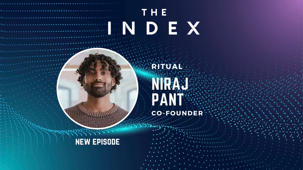 New @theindexshow! Host @afkehaya chats with @niraj, co-founder @Ritualnet the world's first community owned #AI network. Learn how Ritual is building a groundbreaking new architecture on a crowdsourced governance layer to handle safety, funding, and more. podpage.com/the-index-podc…