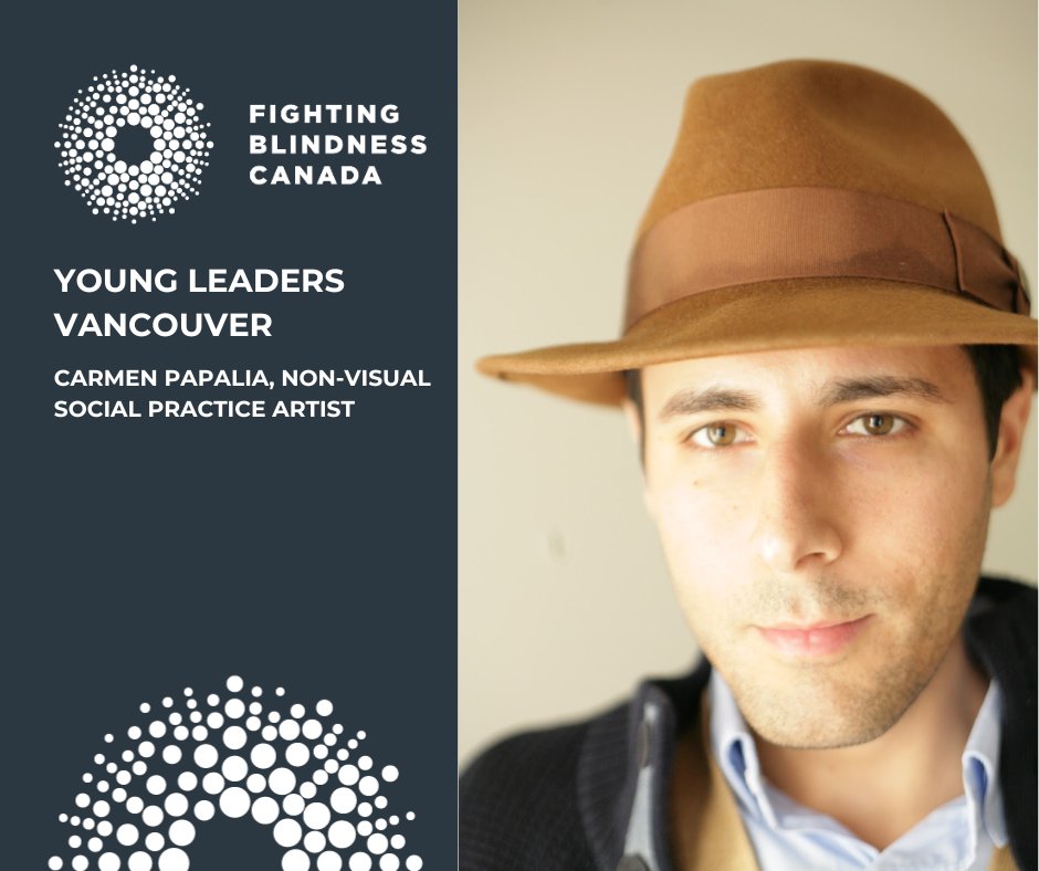 Our Young Leaders Program is coming to Vancouver! Join us at View Point on April 20 for a dedicated session for young people (ages 15-35) and a networking dinner to make new connections with Carmen Papalia is a non-visual social practice artist. bit.ly/43zemwL
