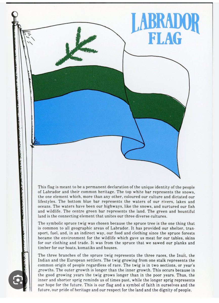 Labrador Flag Day! This year we Celebrate its 50th Anniversary across the Big Land! March 31st will mark half a century of flying the Labrador flag we thank Michael and Patricia Martin of Cartwright Labrador for designing this incredible symbol of Labrador Pride-Them Days photo