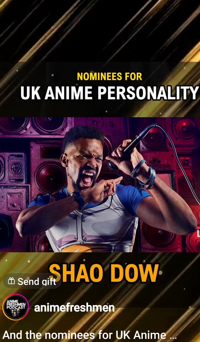 Shao Dow (@shaodowmusic) on Twitter photo I've been nominated for UK Anime Personality of the Year at the Freshie Awards!!
What an honour.
Thanks so much to <a href="/AnimeFreshmen/">The Anime Freshmen Podcast</a> I've been nominated for UK Anime Personality of the Year at the Freshie Awards!!
What an honour.
Thanks so much to <a href="/AnimeFreshmen/">The Anime Freshmen Podcast</a>