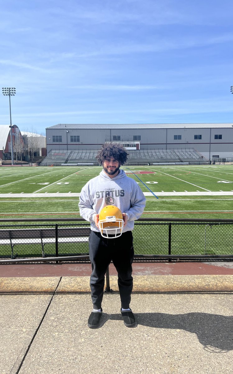 Congratulations Johnell for EARNING our first LBC Yellow Helmet of the Spring‼️ Johnell has stood out through our first three practices as a leader on and off the field‼️🔻 #SHOWUP #BTB