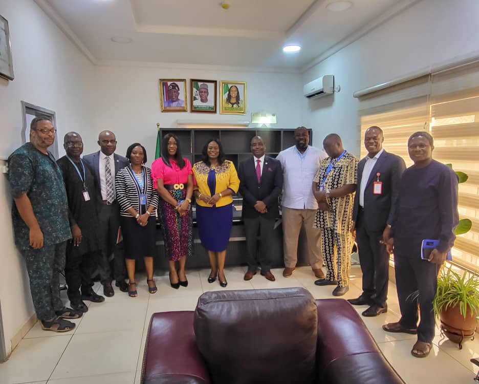 UNAIDS Country Director, Dr. Leo ZEKENG and his team paid a courtesy visit to the Director General of NACA, Dr Temitope Ilori