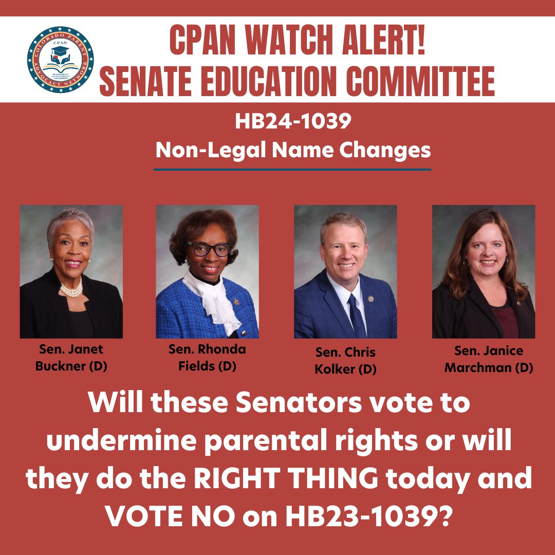 🚨Recent file disclosures have exposed the dangers of gender-affirming care endorsed by <a href="/wpath/">WPATH</a>. Democrat Lawmakers, will you prioritize safety or continue down a dangerous path endangering children and undermining parental rights? <a href="/SenJanetBuckner/">Janet Buckner</a> <a href="/SenRhondaFields/">Rhonda Fields</a> @SenatorKolker