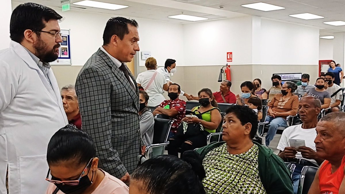 <a href="/EdisonYumblaC/">Edison</a> Gerente del Hospital Enrique Ortega Moreira recorrió varias áreas verificando que se brinde atención oportuna y con calidad. Certificó que los pacientes se sienten bien atendidos y les pidió que den aviso de toda irregularidad que identifiquen.
#ElNuevoEcuador