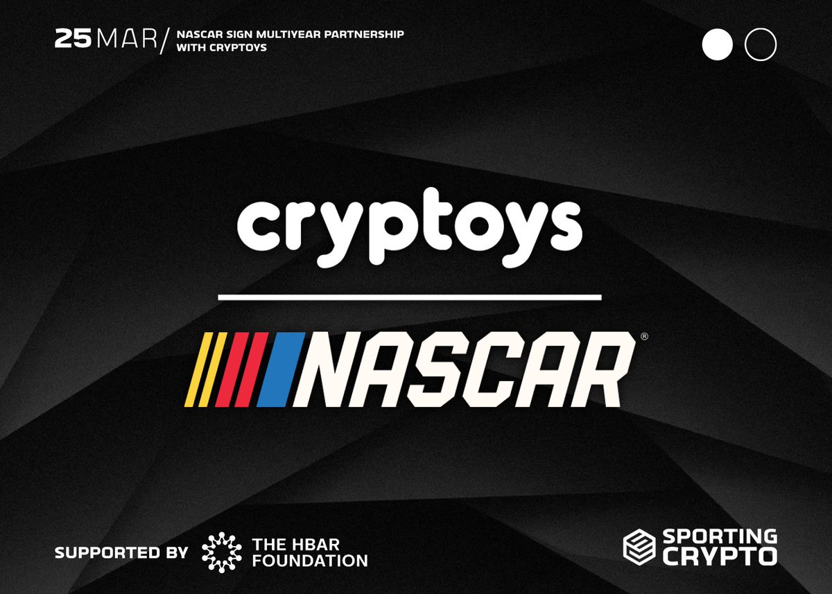 The latest from @_SportingCrypto 🚗 NASCAR sign Multiyear Partnership with Cryptoys Discussed: 💳Partnership Overview ⛓️Who are Cryptoys & OnChain Labs 🚗NASCAR’s Digital Edge 🧠Concluding Thoughts & Analysis 📰 Extracts from the newsletter: On NASCAR trying to push the…