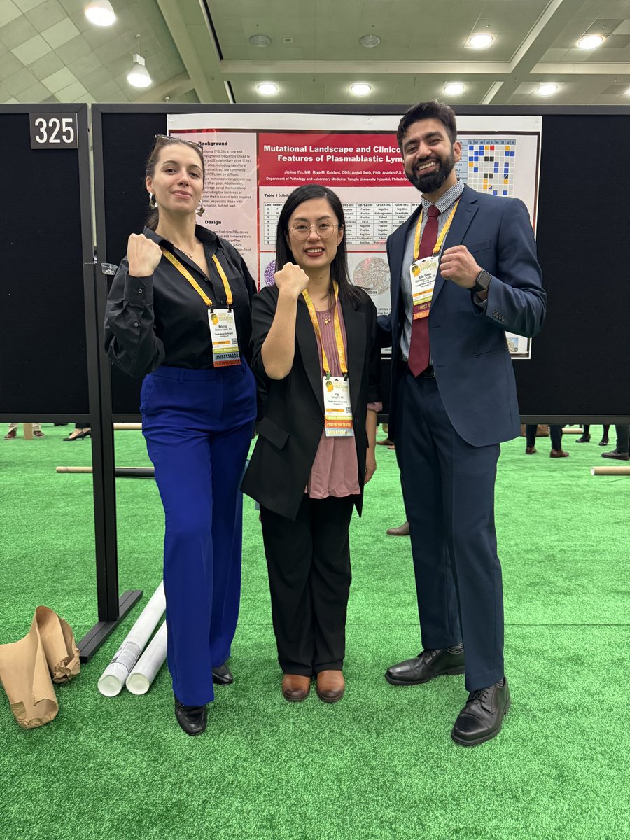 Thank you @templepathology and especially @AileenGraceA for this opportunity to show our work and connect at #USCAP2024 💚🧡💛