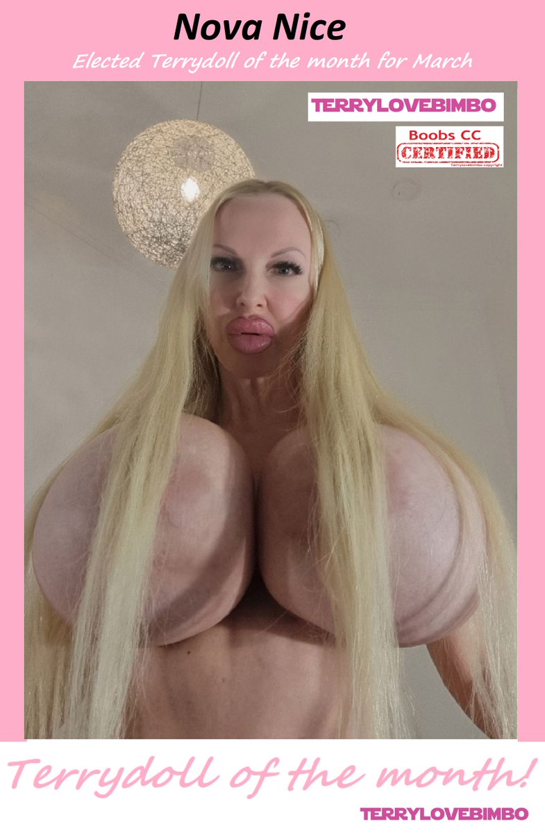 🥳#terrydollofthemonth Nova Nice @JennaNova is elected “Terrydoll of the month for march 2024” terrylovebimbo.com/terrydoll-of-t… terrylovebimbo.com/nova-nice Discover this sublime plastic bimbo blowup doll and her fantastic world: bestfans.com/nova-nice