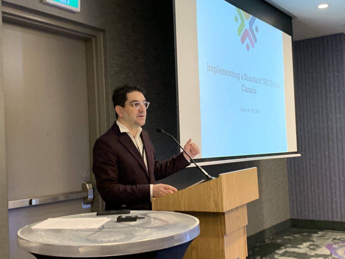 “This is important for research, public health messaging, interventions and education, to help people make informed choices about their #cannabis consumption.” –Our CEO Dr. Alexander Caudarella, at our event discussing how to implement a standard THC unit in Canada #HarmReduction