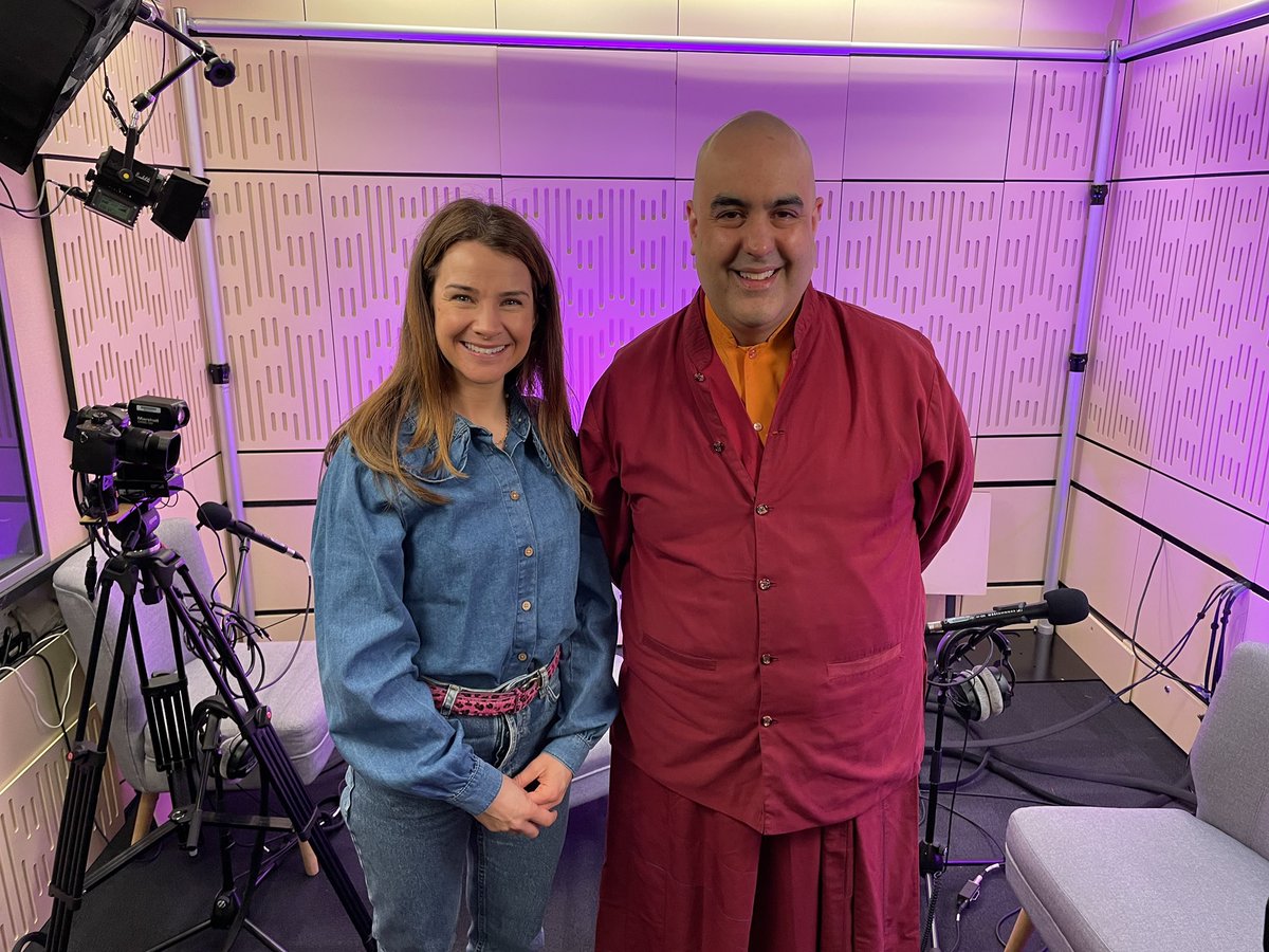 My episode of the BBC Music and Meditation podcast is out today on @BBCSounds @ApplePodcasts and @Spotify It was a new and interesting experience to lead meditation to music, and the BBC arranged for amazing pieces to be composed for each episode. @YellowKiteBooks