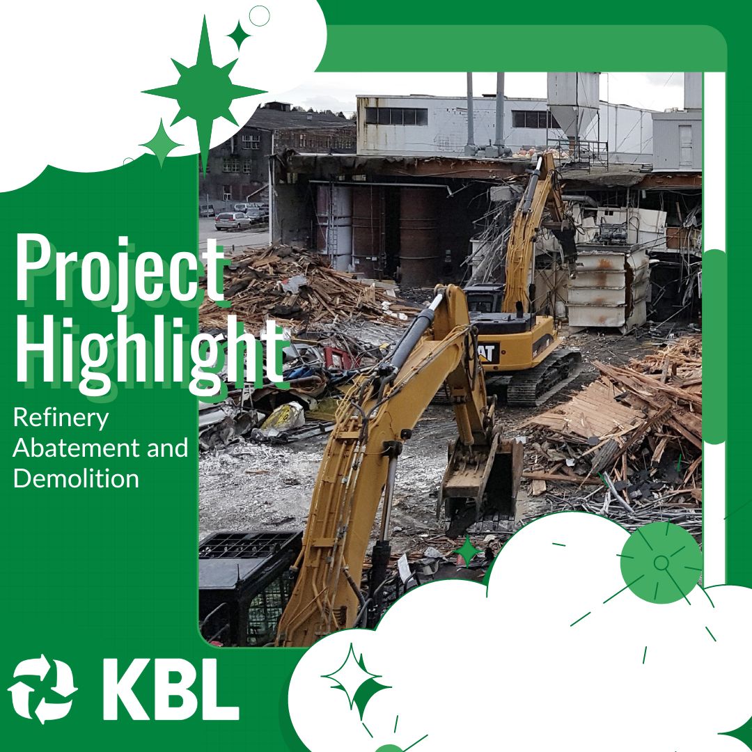 KBL_Canada's tweet image. 🏭Highlighting Our Project Abatement and Demolition Project in Western Canada: KBL Environmental spearheaded a comprehensive demolition and abatement initiative within an active refinery.  #DemolitionProject #EnvironmentalStewardship 🛠️🌿