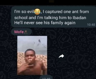 lautechgist001's tweet image. Evil nigga😂