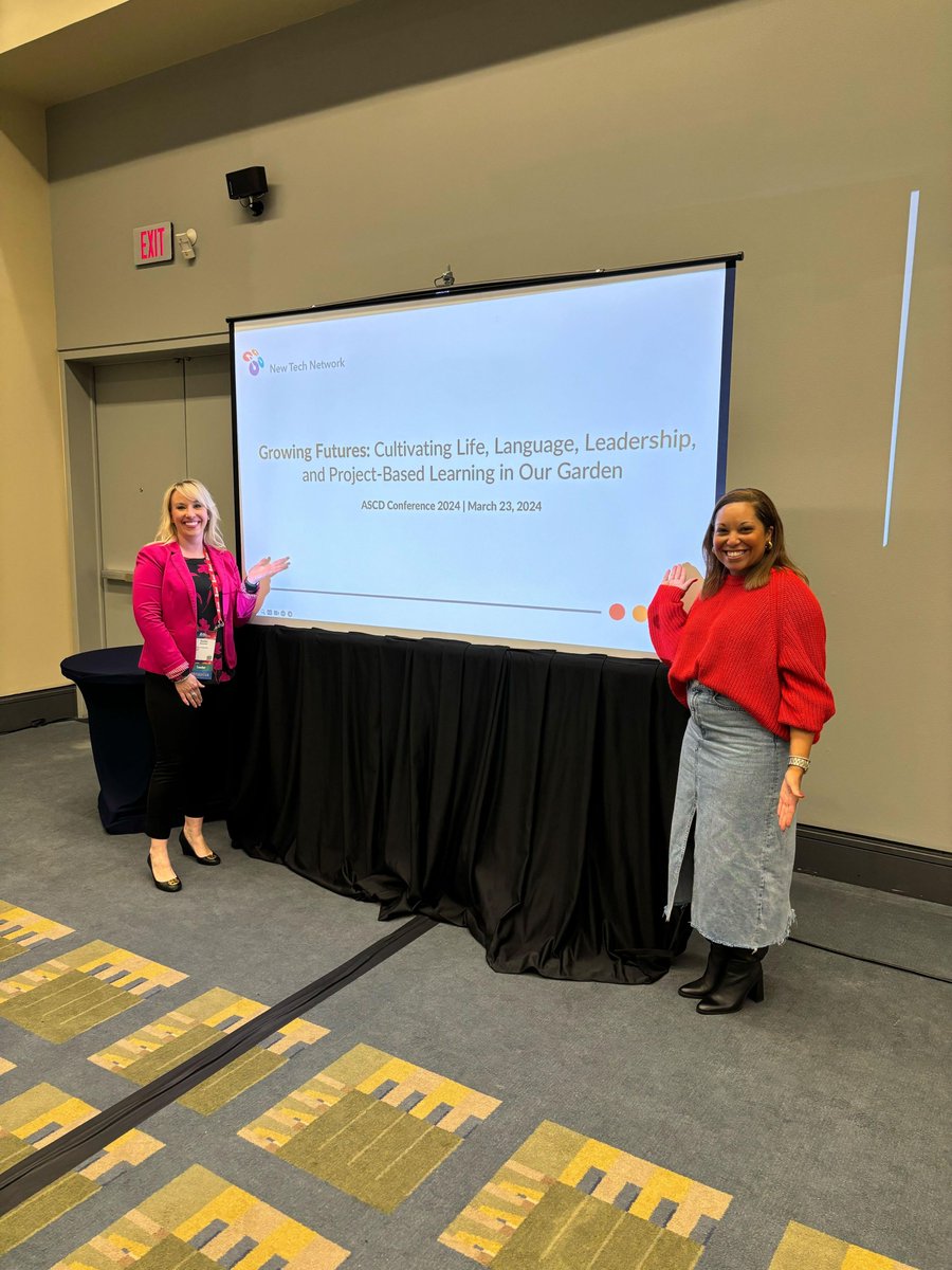 NTN's Chloe Jordan and Aiken High School School-Based Community Garden facilitators led a session at the 2024 ASCD Conference to highlight Aiken’s amazing student led community garden, creating culturally sustaining education and social emotional growth.