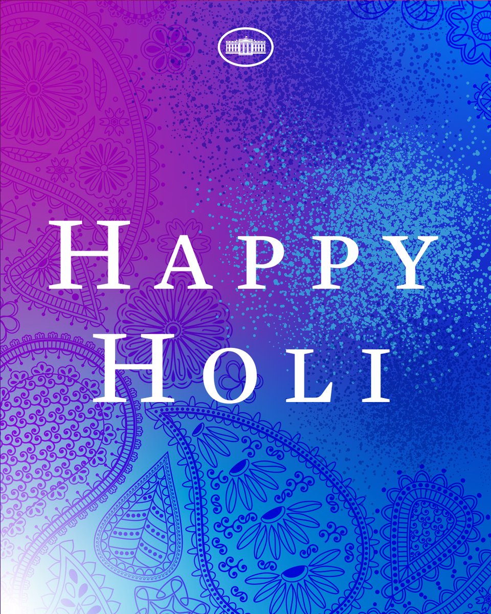Today, we joyfully mark the arrival of spring with the Festival of Colors. Happy Holi to the South Asian community and all who celebrate.