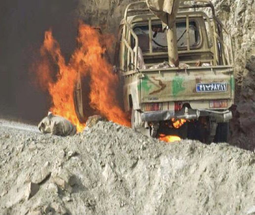 Two cars of the Iranian occupation forces were targeted on the Pahra-Khash road in occupied western Balochistan by Baloch militants.

Archive photo

#Baloch #Balochistan #BalochistanIsNotIran