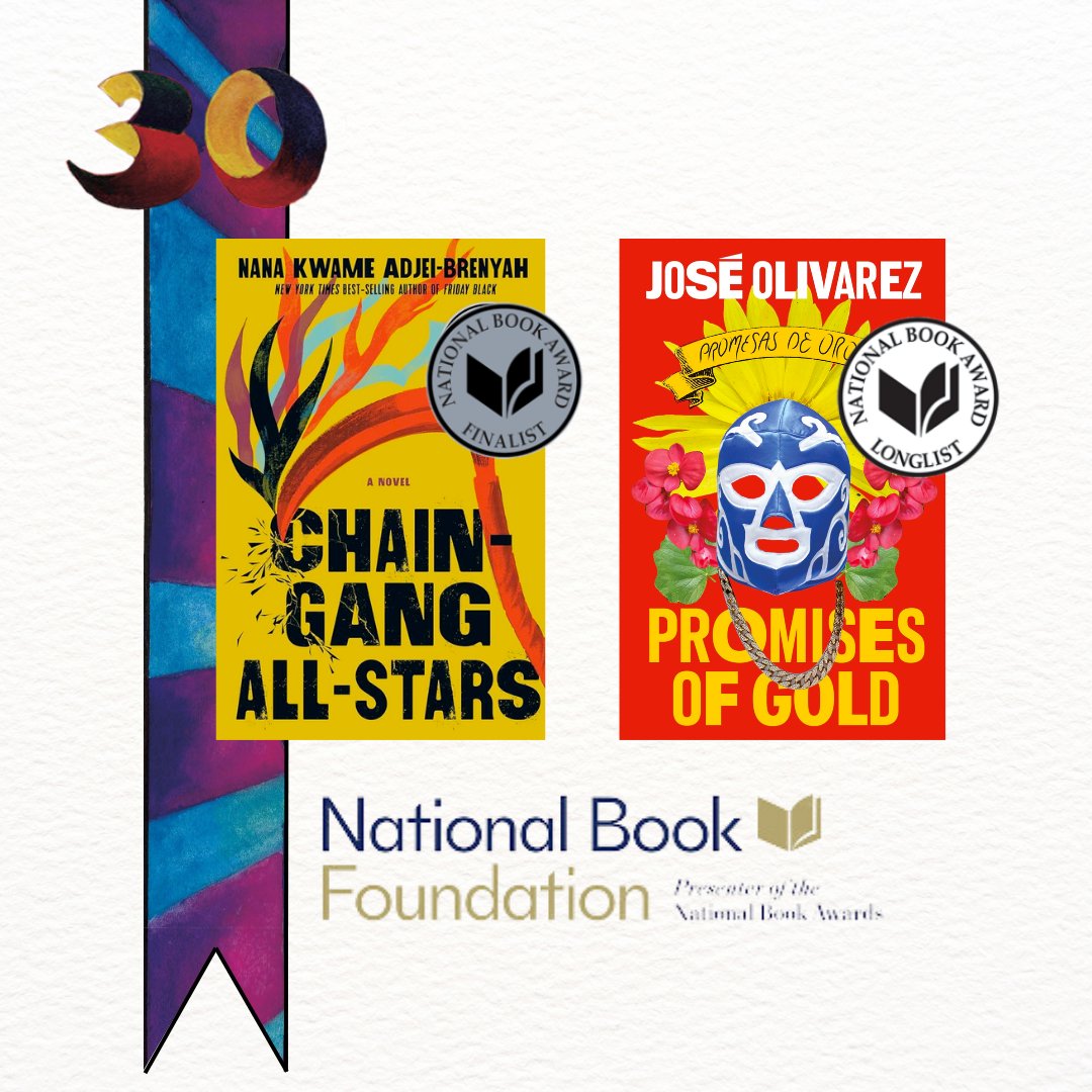 For the third year in a row, the @nationalbook hosts National Book Awards nominees panels at @oxconfbook. This year, you won't want to miss José Olivarez & @NK_Adjei in a conversation with @Ginsburgmelissa at 4/4. bit.ly/3PBzFYW