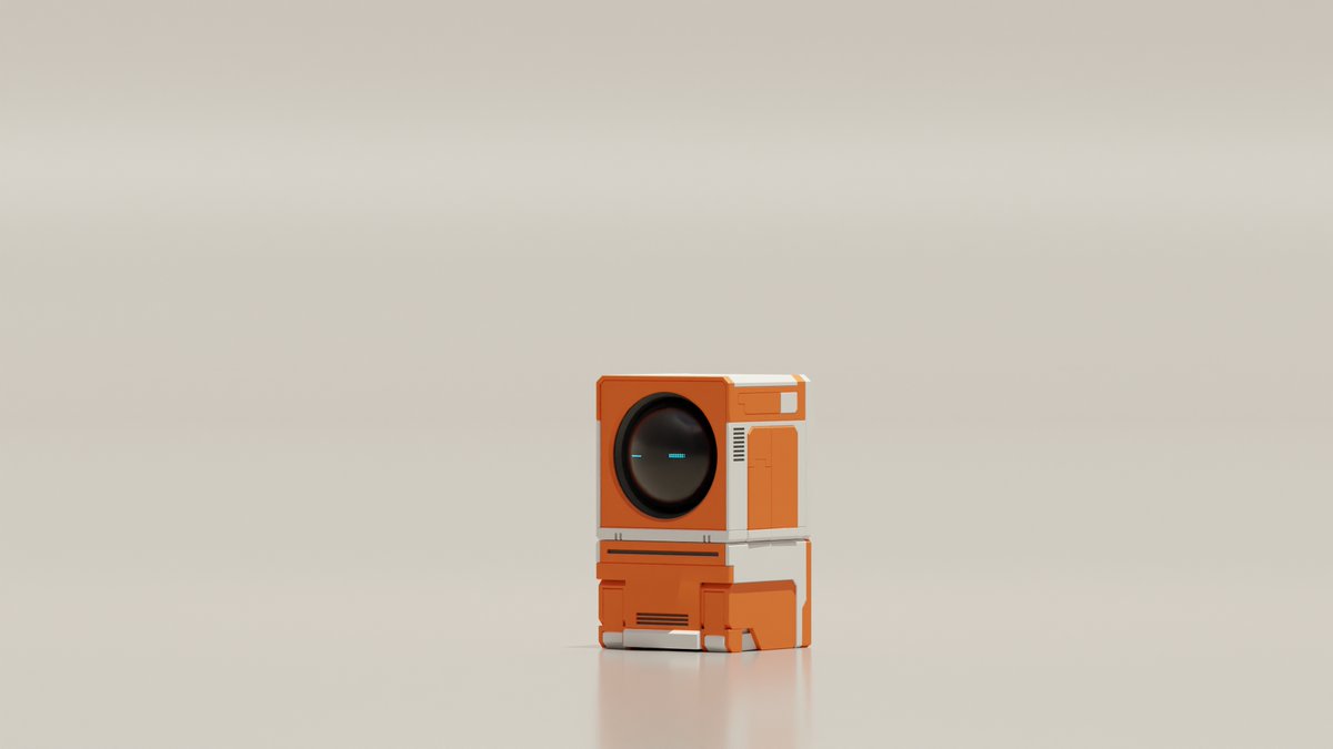 BootStrapRobot's tweet image. From Box to Standing, a Box Bot Journey. #Boxbot #Blender #robots #3dart #characterdesign