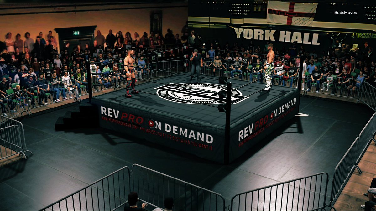 This arena is so clean 😮‍💨🔥

Arena- @Roldy62802 

Danielson- @enzoanimal90 

Ospreay- @2ketshup 

#WWE2K24 #WWEGames #RevPro