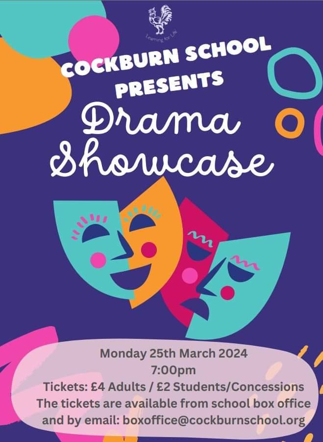 Well done to all of the students who performed an excellent celebration of theatre this evening. Performances from Revoltuion - our primary outreach, outstanding class work from across the year groups and a performance of Face by Benjamin Zephaniah.