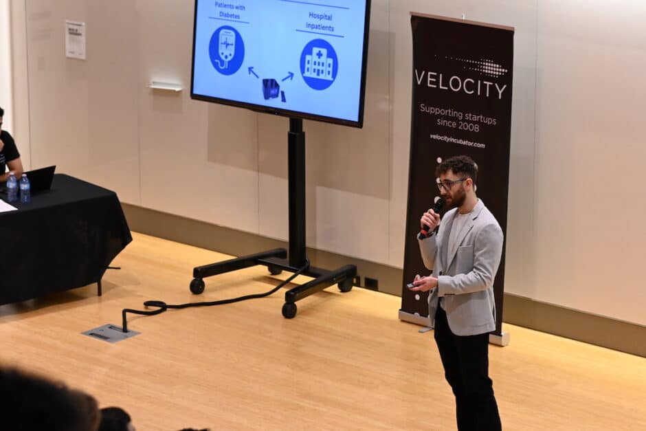 UWaterloo Health (@uwaterloohealth) on Twitter photo Come out to support #UWaterlooHealth alum Mazhar Shahen (BSc ‘22) <a href="/UWaterlooKHS/">UWaterloo Kinesiology and Health Sciences</a> and his company, NewGen Health, one of eight teams competing in this term's Velocity Pitch Finals on April 4! NewGen is creating rapid kidney disease testing kits. More: bit.ly/3IQ34e7 Come out to support #UWaterlooHealth alum Mazhar Shahen (BSc ‘22) <a href="/UWaterlooKHS/">UWaterloo Kinesiology and Health Sciences</a> and his company, NewGen Health, one of eight teams competing in this term's Velocity Pitch Finals on April 4! NewGen is creating rapid kidney disease testing kits. More: bit.ly/3IQ34e7