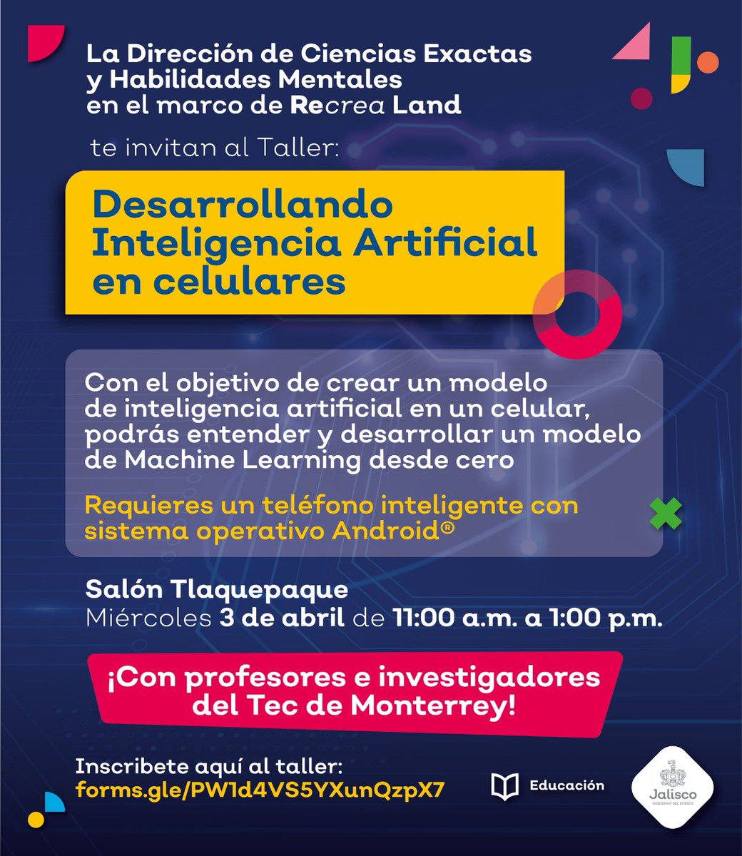 Info sobre nuestro taller de TinyML en Talent Land, tercera participación que tenemos en los últimos 3 años 🥳 Este es es una vez más pensado para chicos de preparatoria 🥰