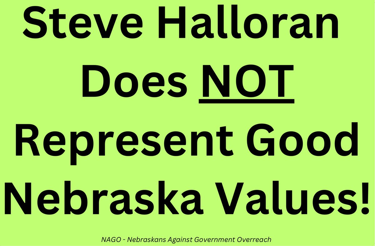 Hey, friends. How’s your Monday? #neleg #senatorhalloran #nebraskasenator #censurehalloran