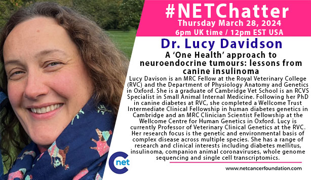 Please join us on Thursday 28th March for this months NETChatter. DM for the Zoom link. @NANETS1 @LACNETS @CureNETs @PheoPara @CarcinoidNETs @netcancerday @netcanceraware @HealingNET1 #cancersupport #research #collaboration