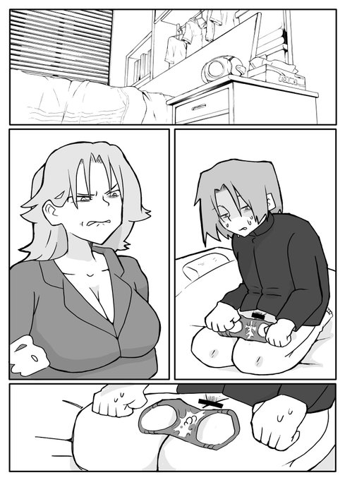 【skeb】息子に殴られ犯される性行為が嫌いな母親【6/10】 