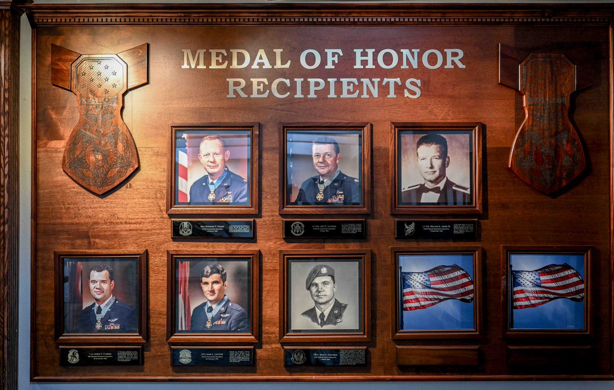 Today we recognize #MedalOfHonorDay 🇺🇲

We're honored to have 6 recipients who championed the legacy of the Air Commandos.

These are giants upon whose shoulders our current Air Commandos stand.