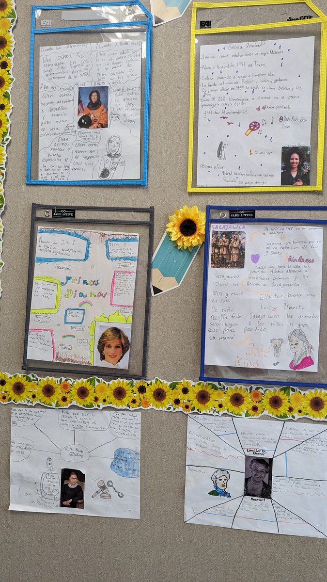 J_Vazquez_3's tweet photo. Women's history one pagers research project #researchtime #womenswhochangedtheworld #powerfulwomen #mypollitosmakemeproud @AliefISD @AliefLearns @Horn_Dream_Big @HornBeyondBooks https://t.co/aKycJhMocu