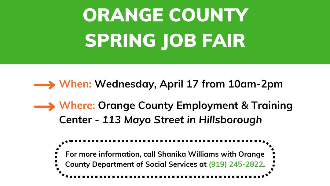 Calling all employers and job seekers! 🚨 Visit business.carolinachamber.org/chamber-hosted… to learn more and get registered. ➡️