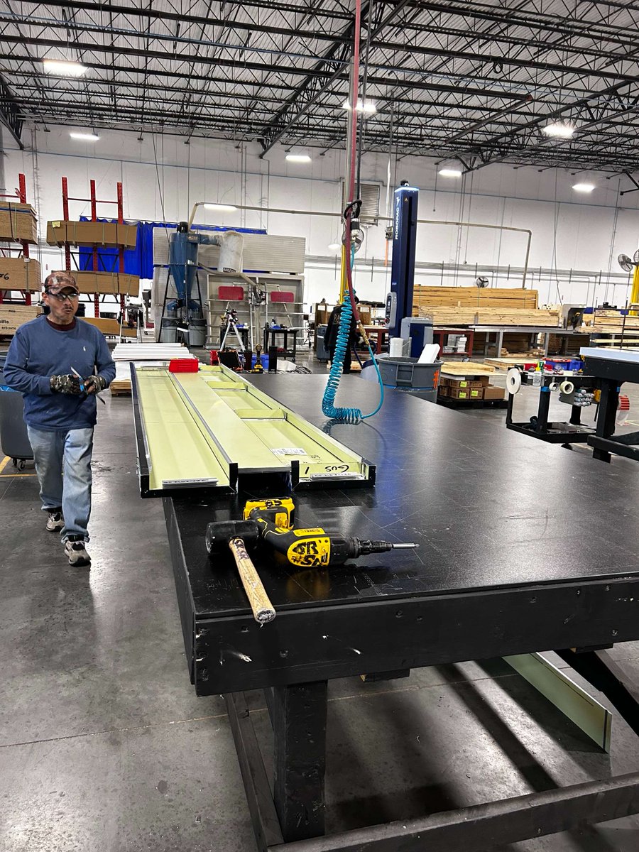 Excellence in every panel. Our precision craftsmanship ensures flawless panels. From accuracy to attention to detail, we set the standard. #ThePanelGuys #JoinOurTeam #Precision #Craftsmanship #AluminumPanels