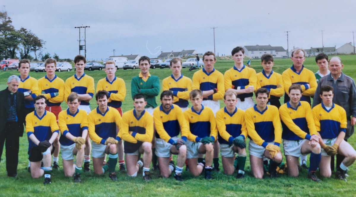 A star studded Errigal Ciarán seconds team pictured at the old Melmount playing fields back in 1990. They defeated Strabane to win the Division 3 League title. @ErrigalCiaran1 @teamtalkmagLIVE @DamianMcLernon @joecanavan90 @wearetyronespt @TyroneGAAOTD
