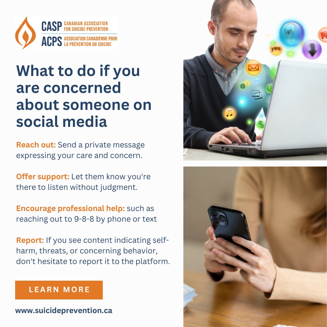 Learn about what to do if you are concerned about someone at bit.ly/3TPTDBp #suicideprevention #reachout #mentalhealth #mentalhealthawareness #lifepromotion #supporteachother