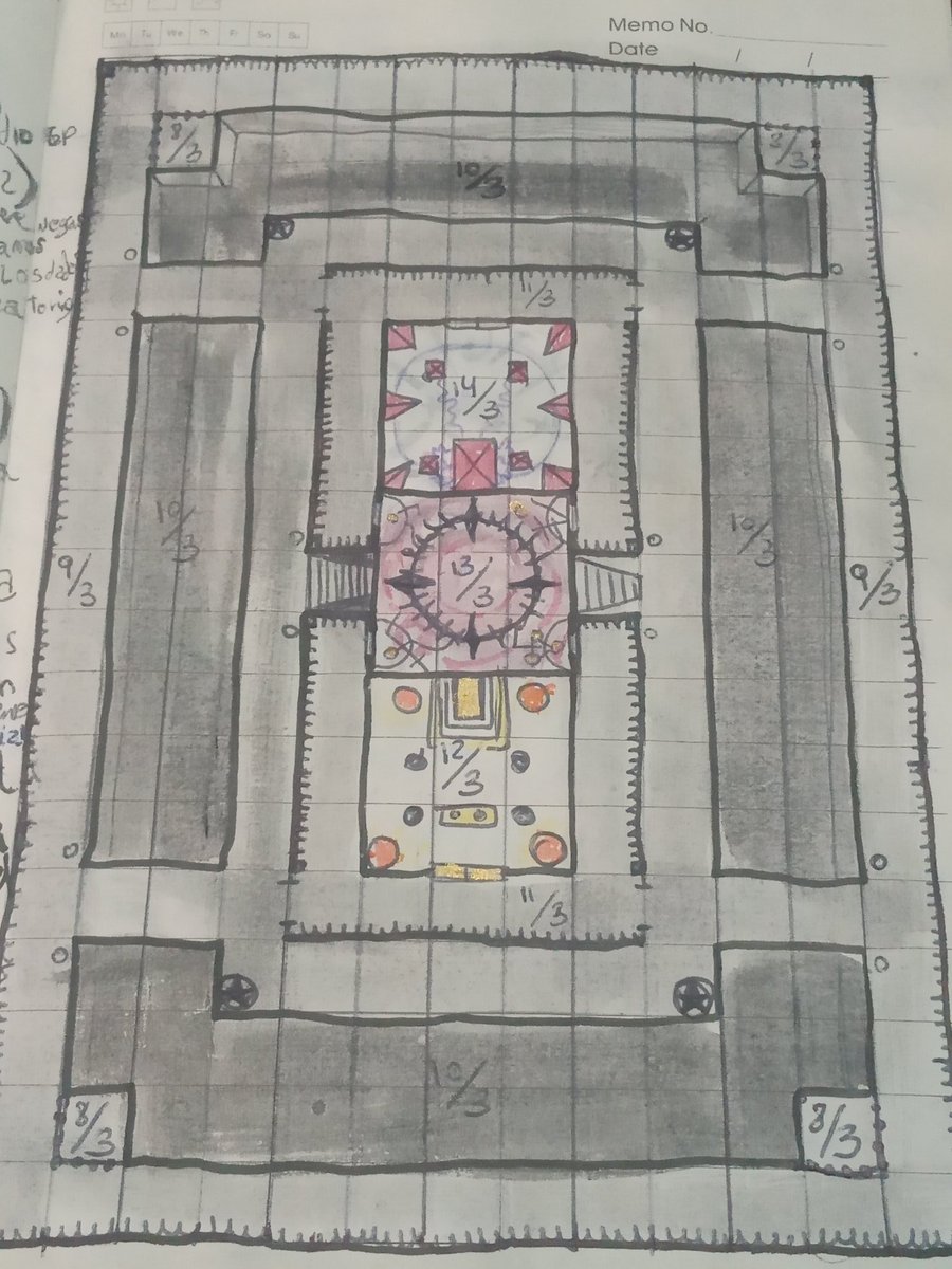 Proteus100's tweet image. Decima semana! #dungeon24 tumulo del espectro renacido, esta vez, NECRÓPOLIS, tumbras sagradas, abismos y artefactos extraplanarios. #dungeonmap  #dnd #map