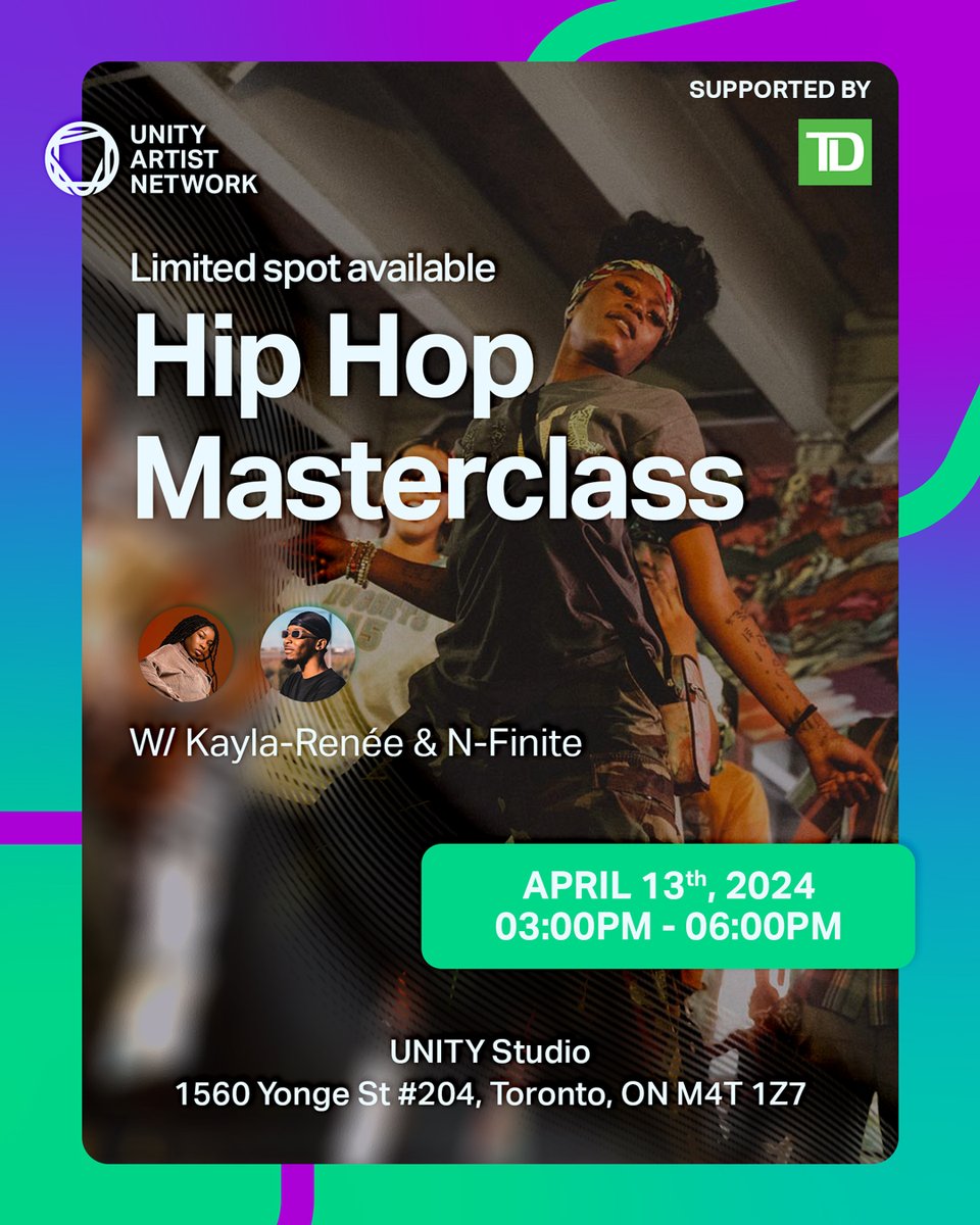 🚨Hip-Hop - back to basics with a new perspective👁️‍🗨️⁠ ⁠ What to expect:⁠ Participants will engage through a series of breathing, partner work and musical exercises to further their understanding of Hip-Hop culture.⁠ ⁠ Sign-up link in bio⁠ ⁠ #UAN #hiphop #dance