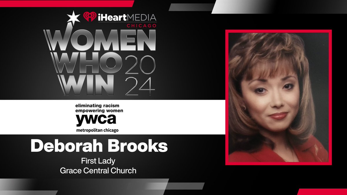 93.9 LITE FM (@litefmchicago) on Twitter photo iHeartMedia Chi and @ywcachicago are celebrating dynamic women leaders who have made a significant impact in our community as a direct result of their exceptional leadership. Honoree Deborah Brooks <a href="/GraceCentralChg/">Pastor Darius Brooks</a> has earned her rightful place in #iHeartWomenWhoWINClassof2024 iHeartMedia Chi and @ywcachicago are celebrating dynamic women leaders who have made a significant impact in our community as a direct result of their exceptional leadership. Honoree Deborah Brooks <a href="/GraceCentralChg/">Pastor Darius Brooks</a> has earned her rightful place in #iHeartWomenWhoWINClassof2024