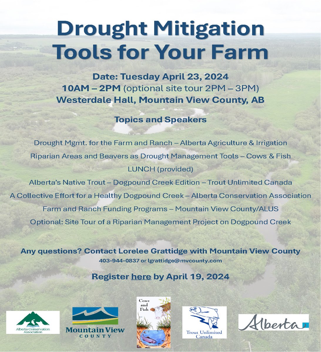 Check out this upcoming Drought Mitigation Tools for Your Farm event by some of our partners! Register at: eventbrite.ca/e/drought-miti…