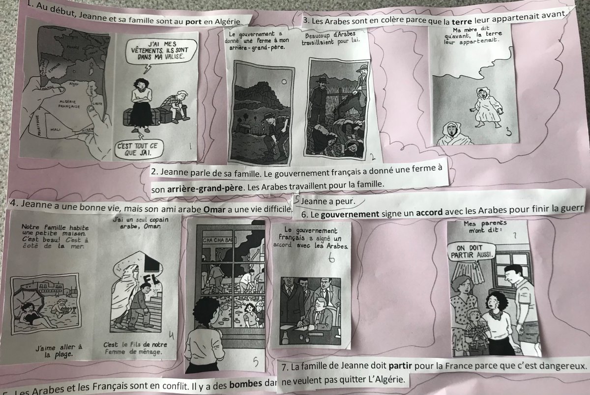 OLHSModLangs's tweet image. Some S2 French classes have been developing their Global Citizenship values through the study of the comic ‘Entre ici et là-bas’. Lots of interesting conversations around the ‘Remembering Empire’ project ! 🇩🇿⛴ 🇫🇷 @OLHSMotherwell