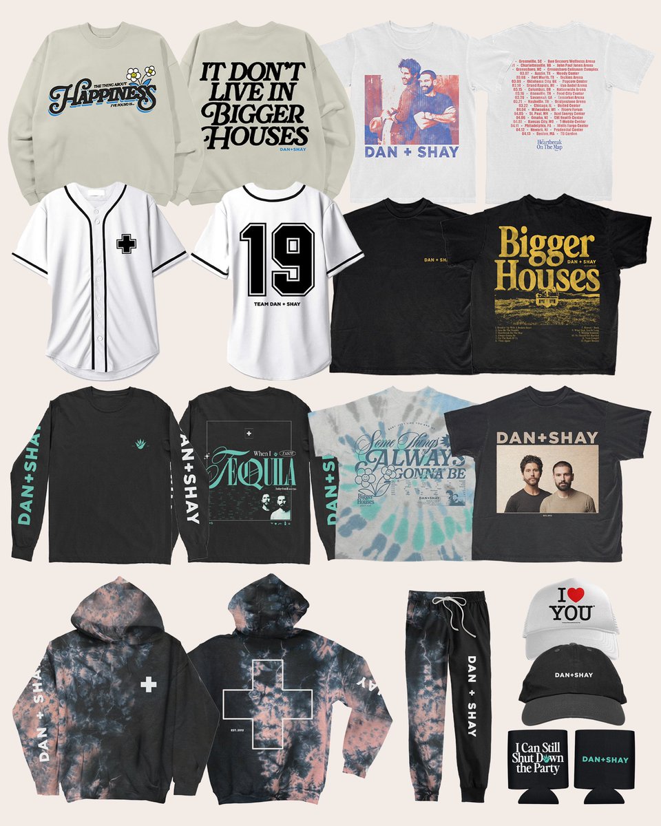 NEW MERCH STORE 🏡 store.danandshay.com