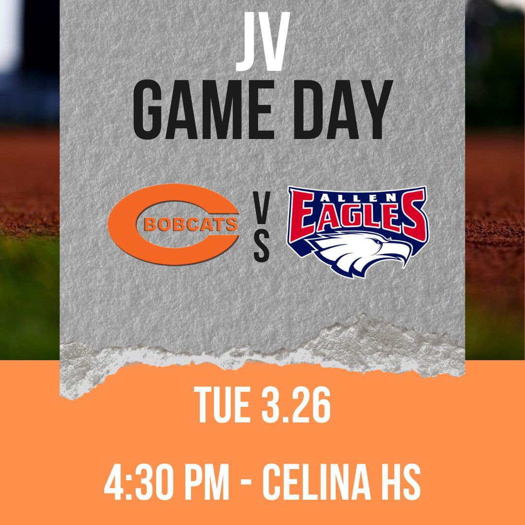 Let's pack the stands! 
Tues 3/26 @ Celina HS 6:00 PM (Varsity)
Fri 3/29 @ Aubrey HS 6:00 PM (Varsity)

Tue 3/26 @ Celina HS 4:30 PM (JV)