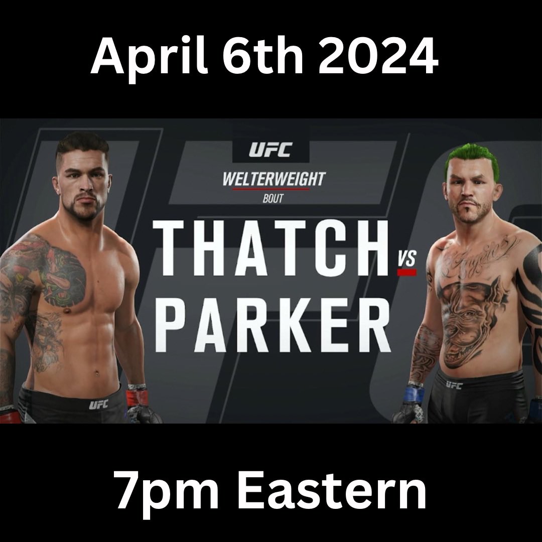 canorgaming's tweet photo. The Underdog Fight Card 2 is Set!
Thatch vs Parker.
Link In Bio!

@EASPORTSUFC 
#UFC #canorgaming #canorentertainment #parker #haydenparker #xbox #xboxone #xboxseriesx #ps4 #ps5 https://t.co/1Q7BmEwthn