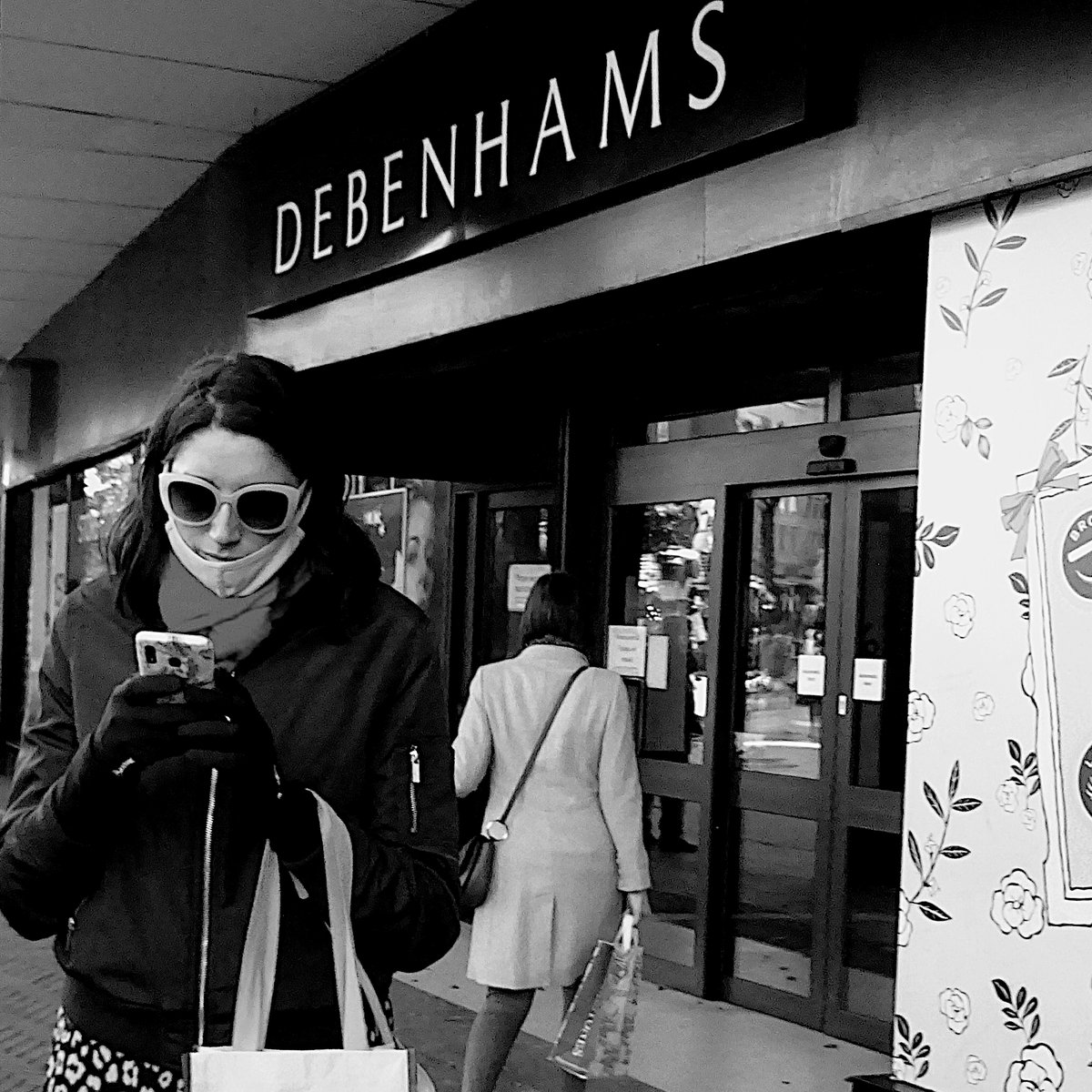 When Department Stores Were Popular #streetphoto #streetphotography #photography #picture #pictures #ImageOfTheDay #image #images #street #streetscene #streets #street #people #blackandwhite #blackandwhitephotography #woman #women #departmentstore #shopping